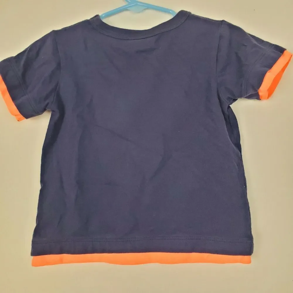 Osh‎ Kosh North Shore Embroidered Shirt 18 Months Toddler Top Blue